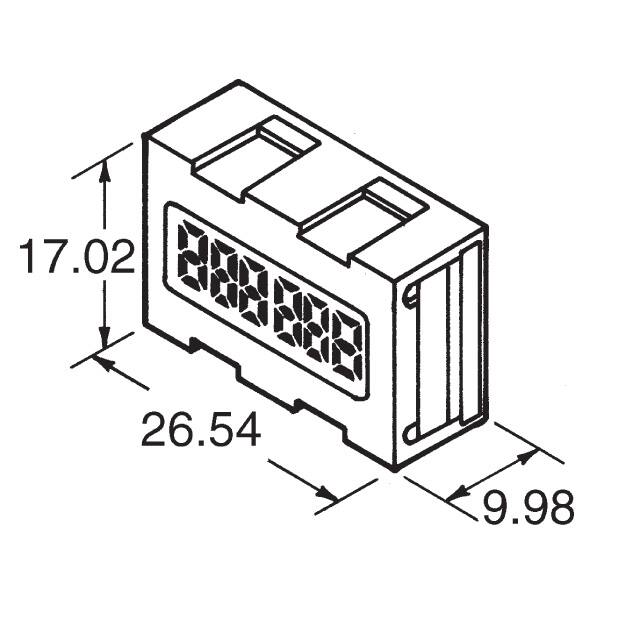 SCUB1000 Red Lion Controls  Panel Meters - Counters Hour Meters
